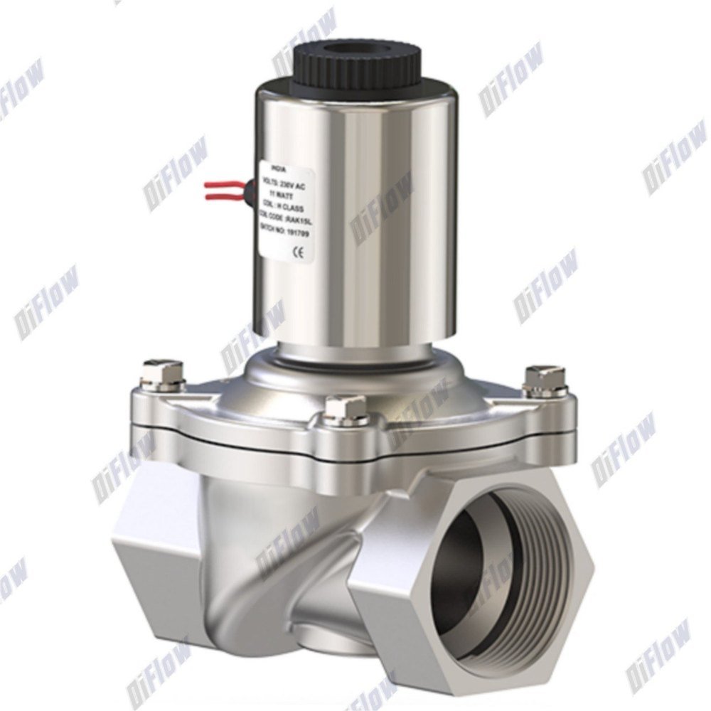 UFlow Stainless Steel Semi Lift Type Solenoid Valves, For Industrial