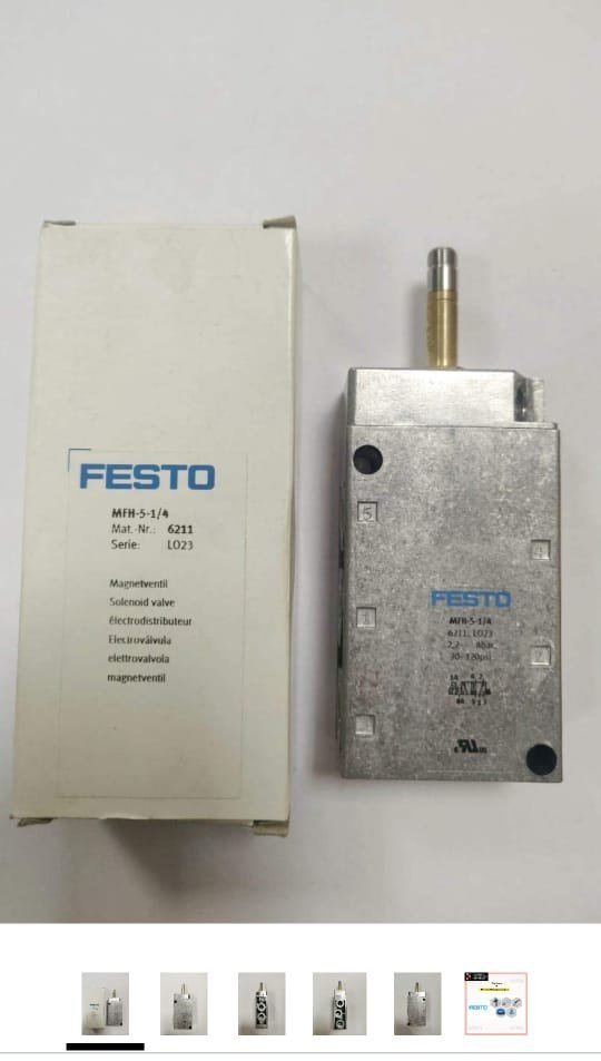 Gas Festo MFH-5-1/4 Solenoid valve