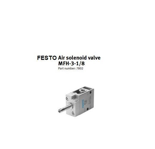 FESTO Air solenoid valve MFH-3-1/8 (7802)