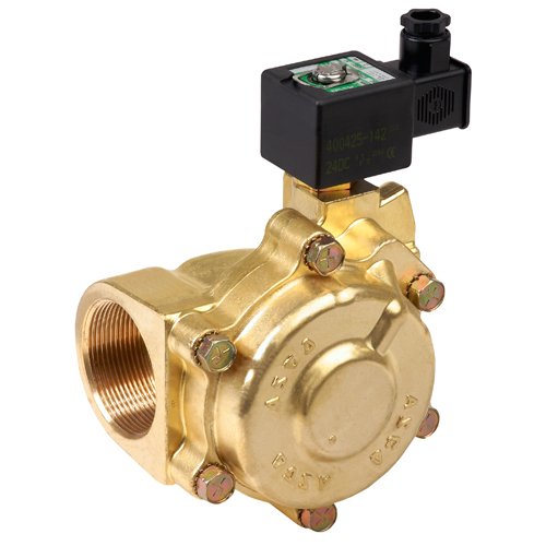 BRASS, S.S 8 psi to180 psi Steam Solenoid Valve, For Industrial