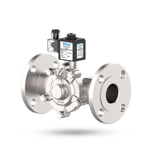 U Flow 1/2 Pilot Operated Diaphragm Type Solenoid Valve ( Flange)NC