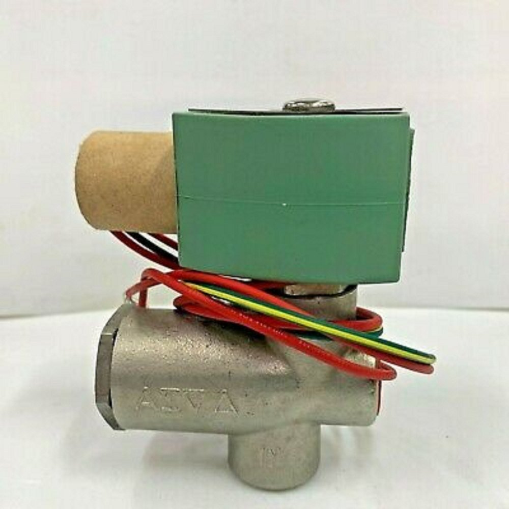 Asco 8223g010 Stainless Steel High Pressure Solenoid Valve 1/2 1500 Psi 120 Ac