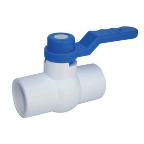 2 Way PP Solid Ball Valve, Size: 15 Mm