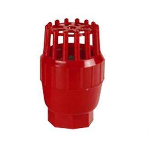 Cylinderical Red PVC Foot Valve, Size: Standard