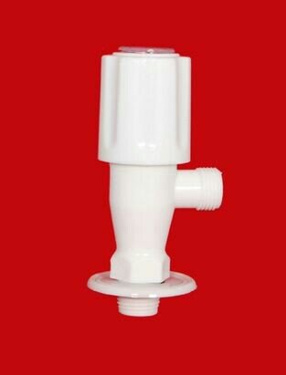 kaet Plastic PVC Angle Valve, For Water, Size: 15mm