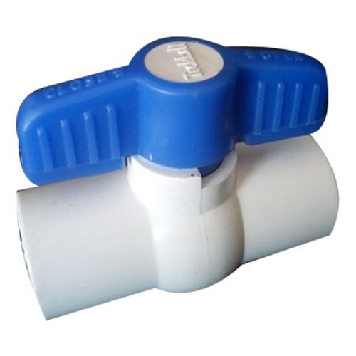 Techball White Plastic Ball Valves, Size: 1 Inch