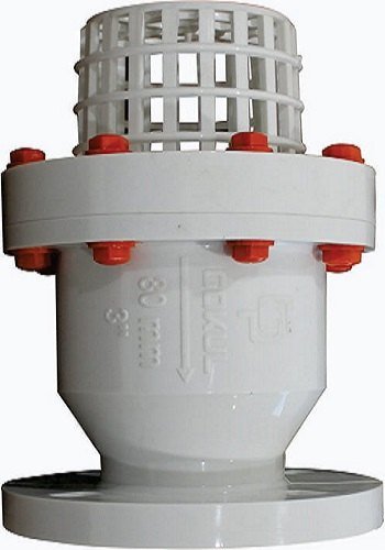 Gokul PP Foot Flange End Valve, Size: 25mm To 300 Mm, PP Foot Valve Flange End