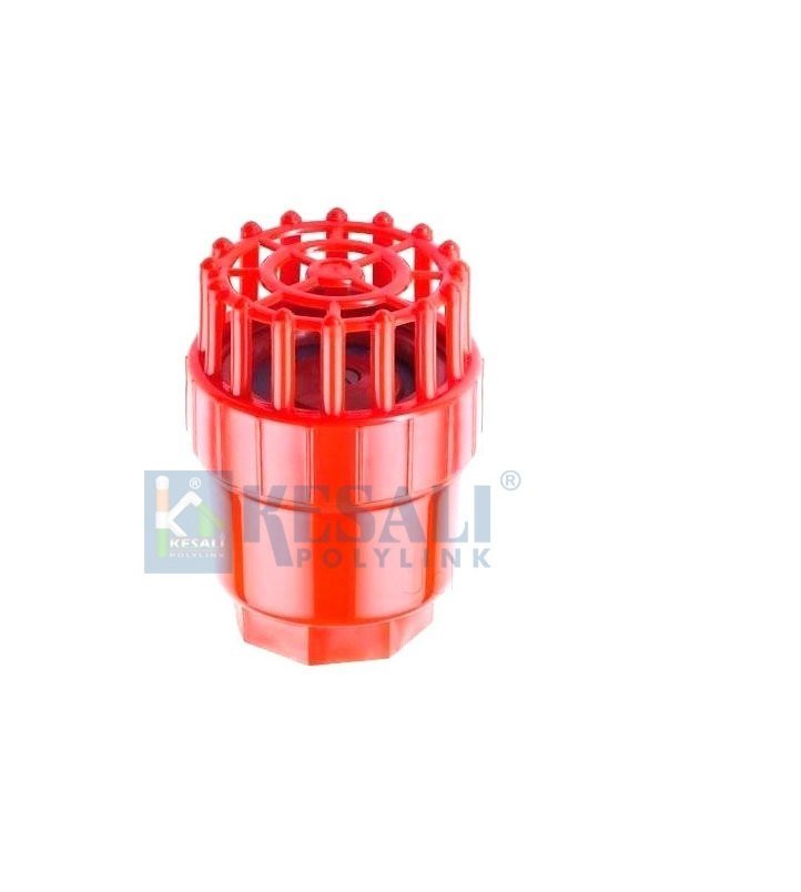 TOP PLAST Red Foot Valve, Size: 2.5