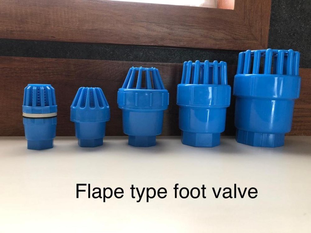 PP Foot Valve, For Industrial, Size: 15mm To 100mm