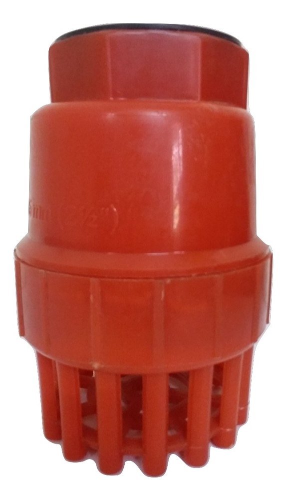 Plastic Red 12 Inch Nipple Foot Valve