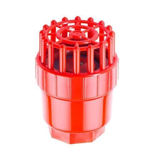 Metallic Red Plastic Foot Valves