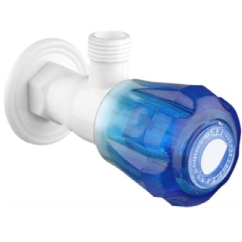 Medium Pressure PVC Angle Valve, For Water