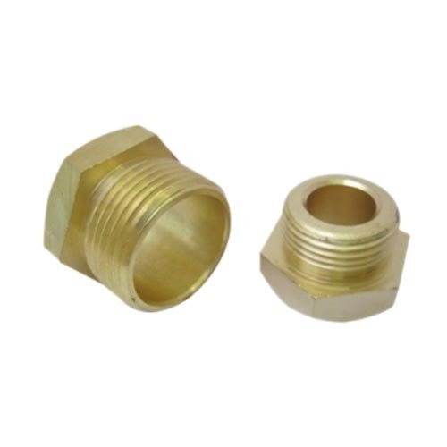 Raw Finish Brass Threaded Stop Plug, For Water Pumps