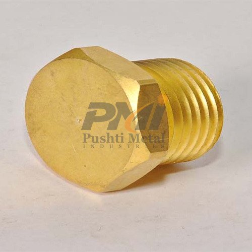 Polished Brass Blank Plug, For Hardware Fitting