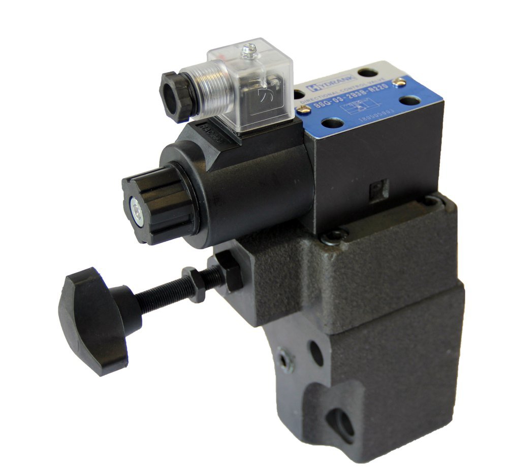 210 Bar BSG Series Solenoid Controlled Relief Valve, Size: 100 Lpm