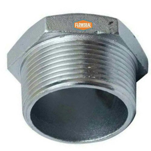 Silver Hexagonal SS Hex Plug, Size: 15mm To 150mm