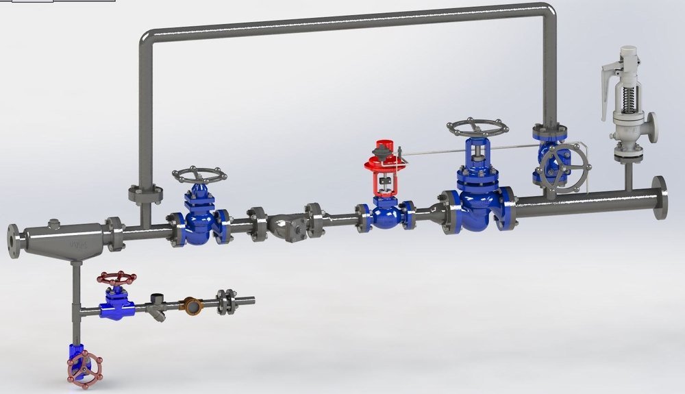 Pressure Reducing Station, For Industrial