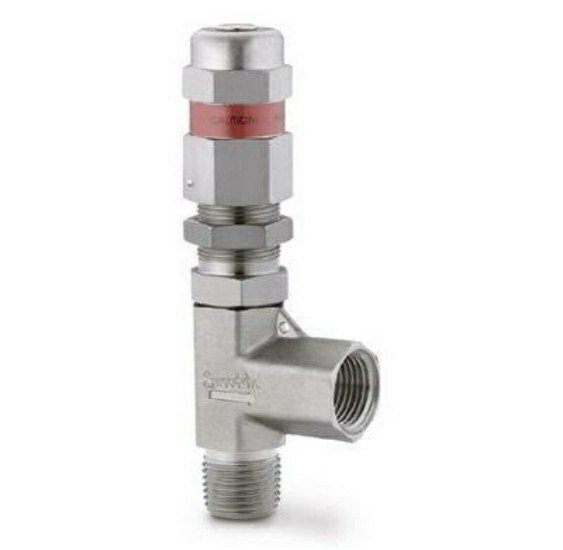 Stainless Steel Pressure Relief Valves, Size: 1/4 to 1 inch