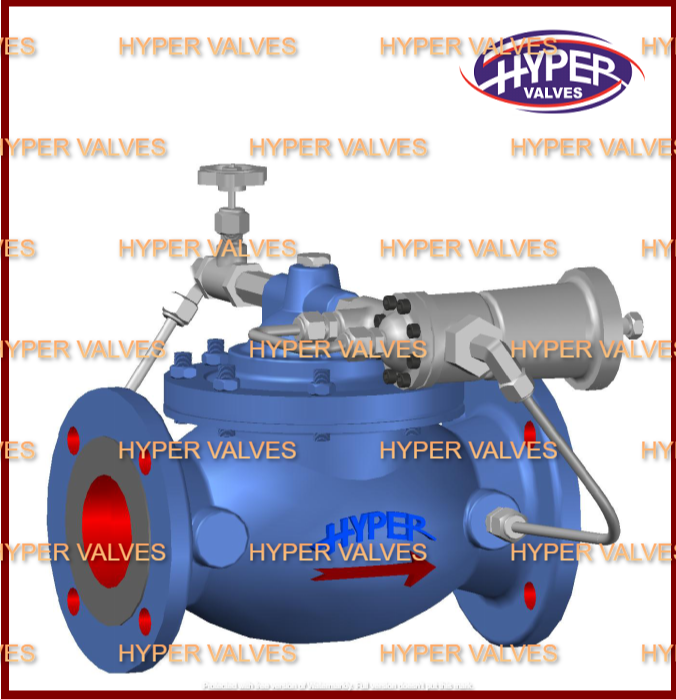 Pilot Operated Back pressure sustaining valve