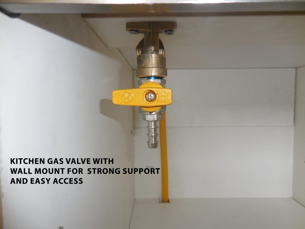 Brass High Pressure Gas Stove Control Valve, For Industrial