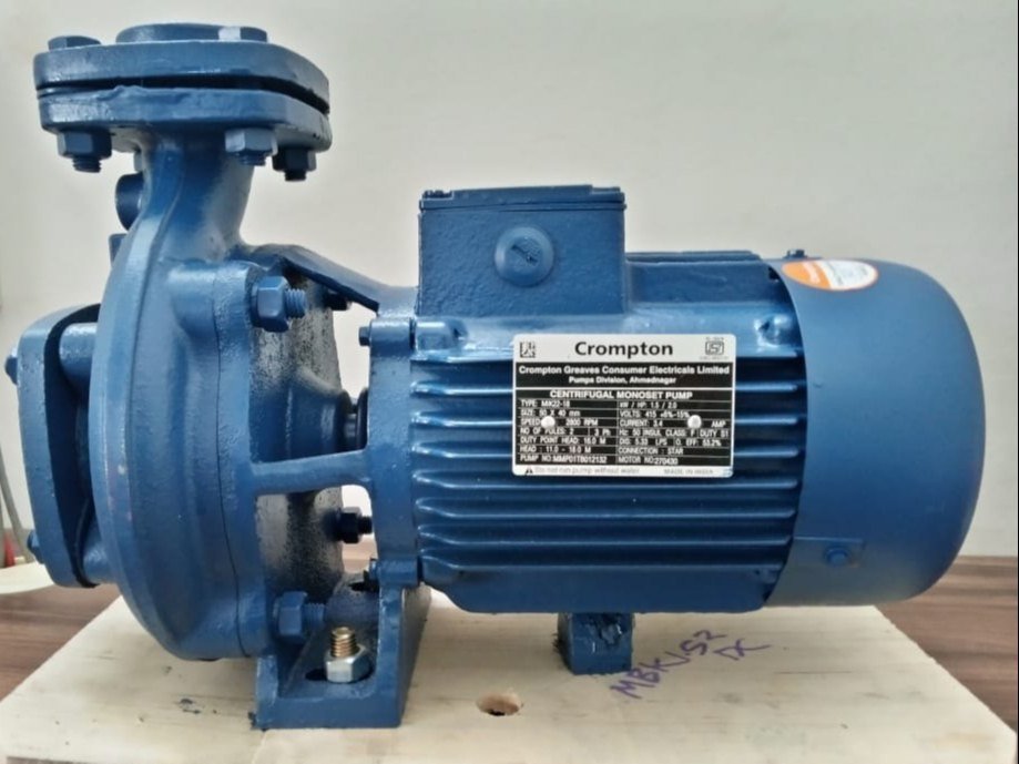 2 Hp Three Phase Crompton Monoset Pump, Model Name/number: Mik22-18