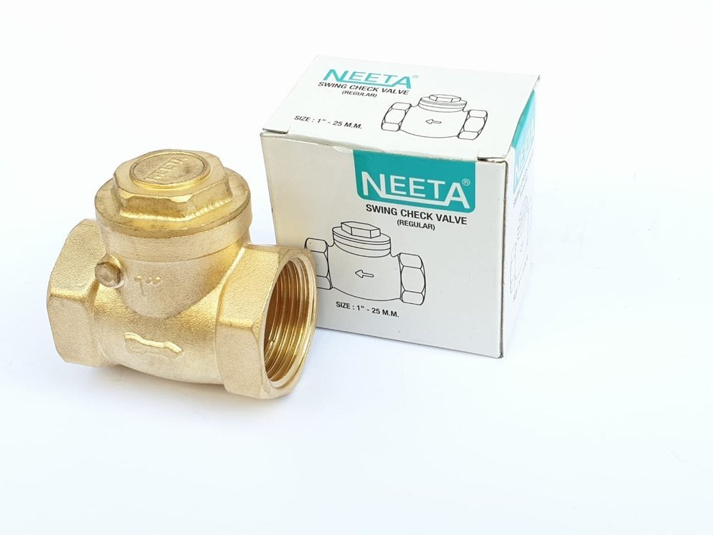 NEETA Horizontal Regular Brass Check Valve, Size: 15 To 50mm