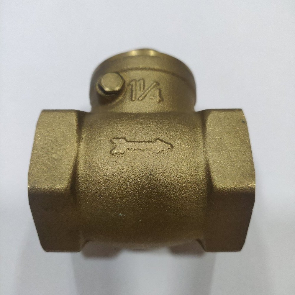 Vertical BRASS CHECK VALVE, Screwed