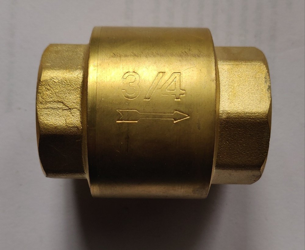 Eurobrass Brass Check Valve 3/4