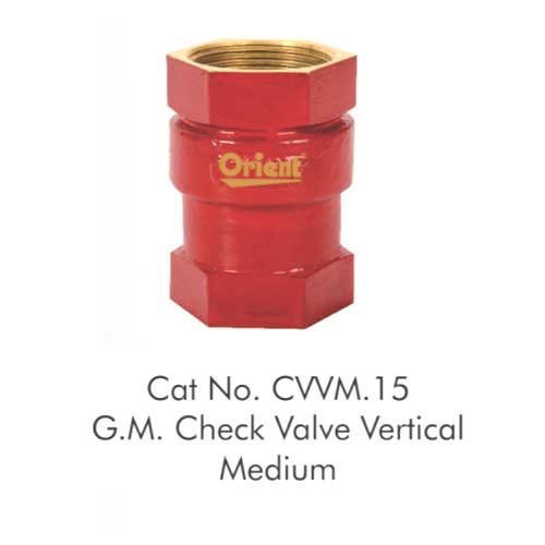 Orient Gun Metal Vertical Check Valve, Packaging Type: Box