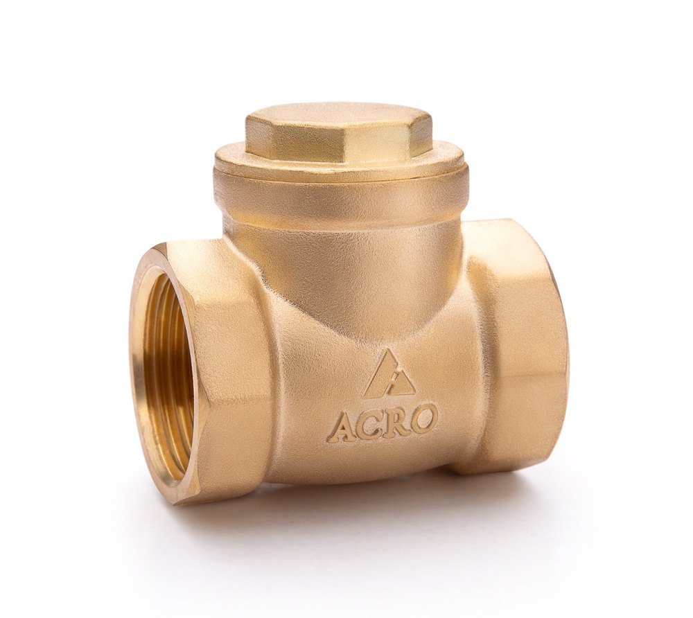 ACRO Brass/Bronze Horizontal Non Return Valve, Screwed, Valve Size: 25mm