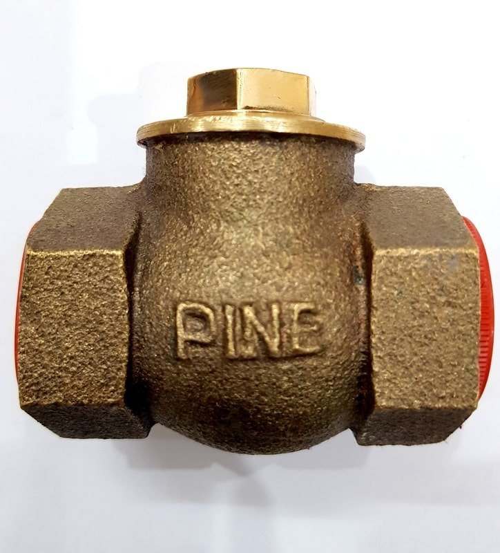 PINE Water Horzontal Check Valve 4no., Size: 25MM