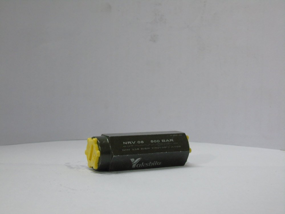 6000 Psi MS SS Hydraulic Check Valve, Screwed, Size: 1/2