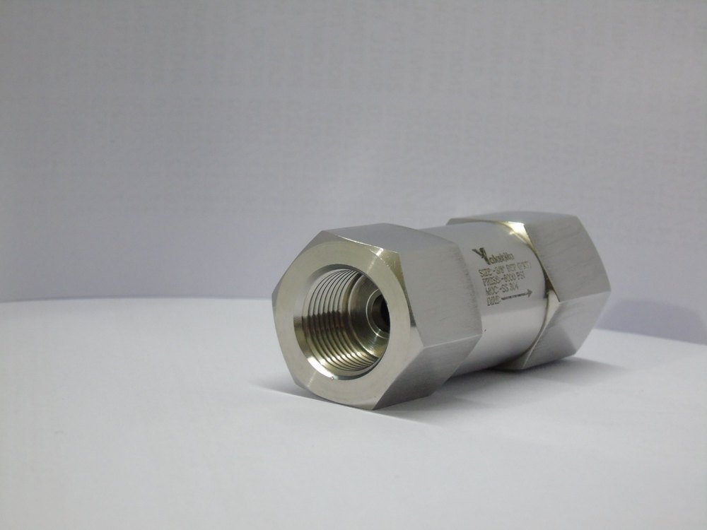 6000 Psi Stainless Steel High Pressure Check Valve, Screwed