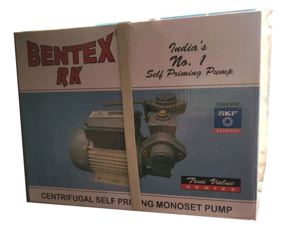 Bentex RK Mild Steel 1HP Centrifugal Self Priming Monoset Pump