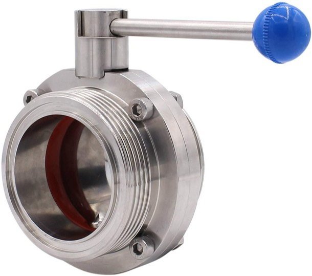 SS Threaded Butterfly Valve