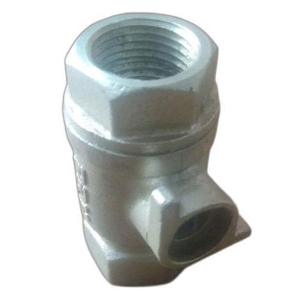 Silver SS Gas Ball Valve, 2 Inch