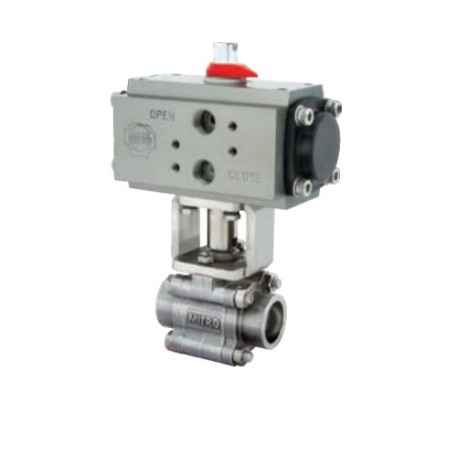 Pneumatic Actuator Operated Ball Valves, Model Name/Number: Md / MS