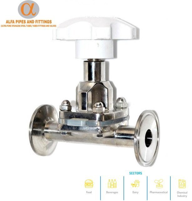 Ss Tri Clover Diaphragm Valve, Model Name/Number: APF-DV07, Size: 1/2 To 6