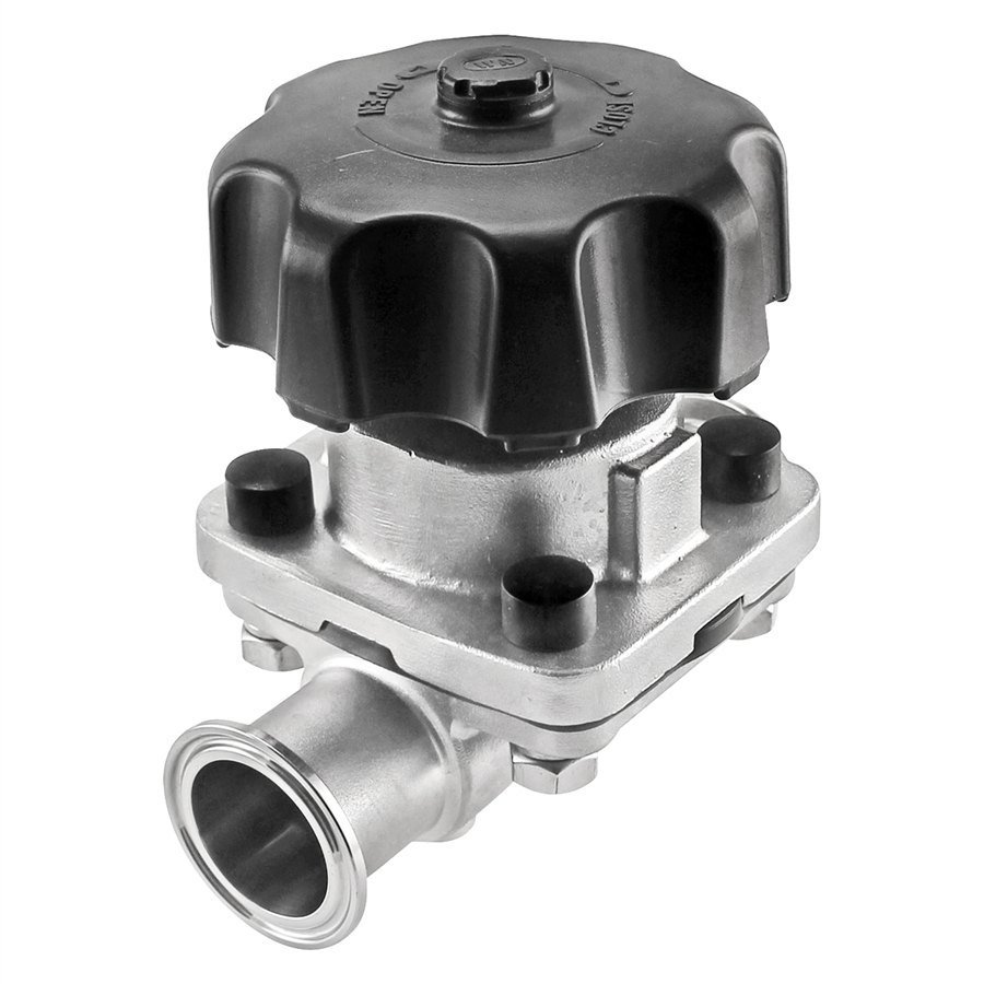 Stainless Steel Tri Clover End Diaphragm Valve, For Industrial, Material Grade: SS 321