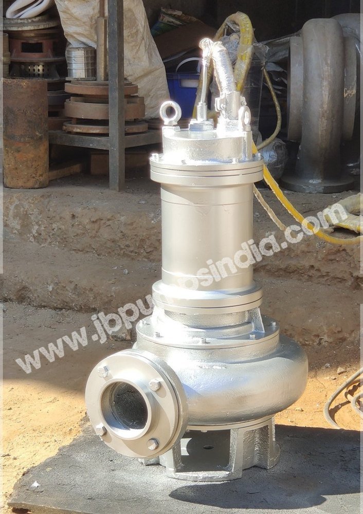 JB PUMPS Three Phase Heavy Submersible Sewage Pump, JBSP, AC Powered