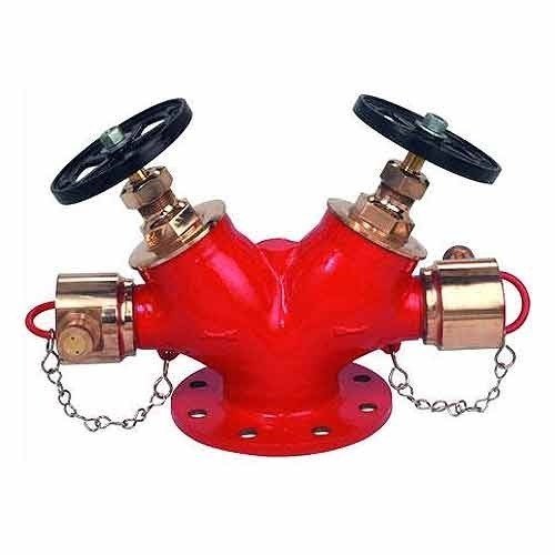 Mild Steel High Pressure Double Hydrant Valve, For Industrial, Valve Size: 12 Inch