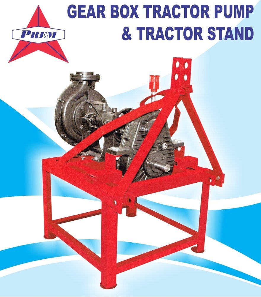 Prem 20 m Gear Box Tractor Pump And Tractor Stand, 5 hp