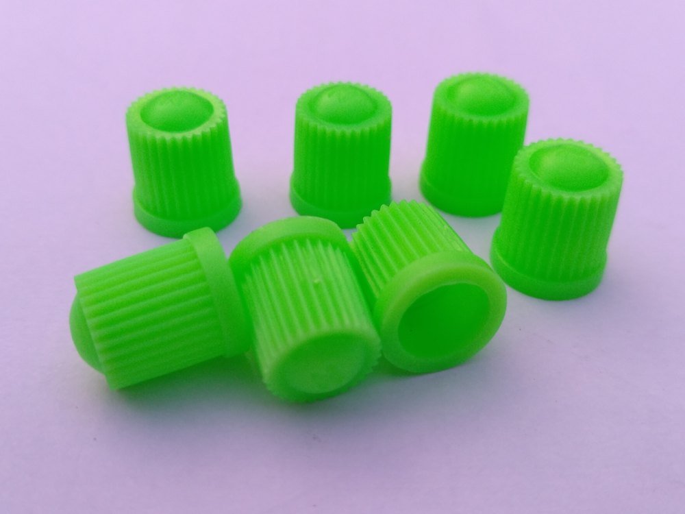 Green Tyre Valve Cap