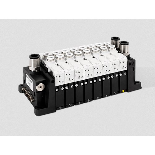 Black and White Aventics Bosch Rexroth Pneumatic Value Terminal