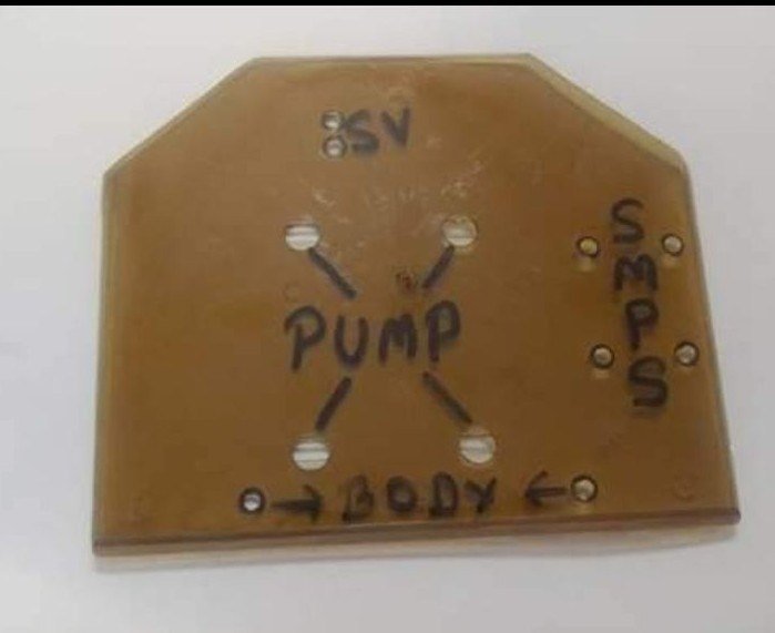 Pump Assembly Plate, For Domestic