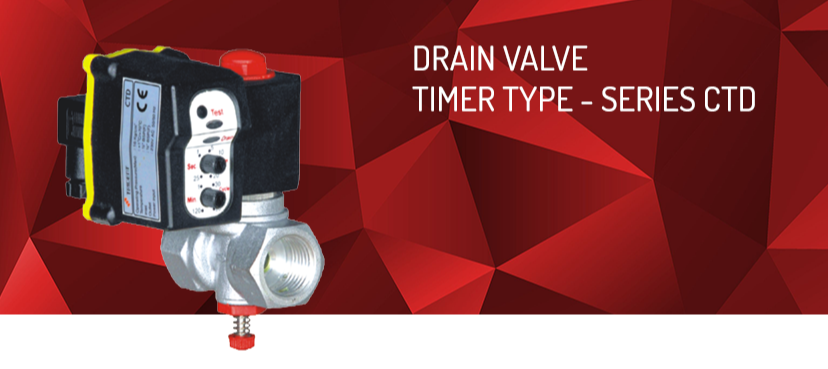 Stainless Steel Drain Valve Timer Type Series CTD