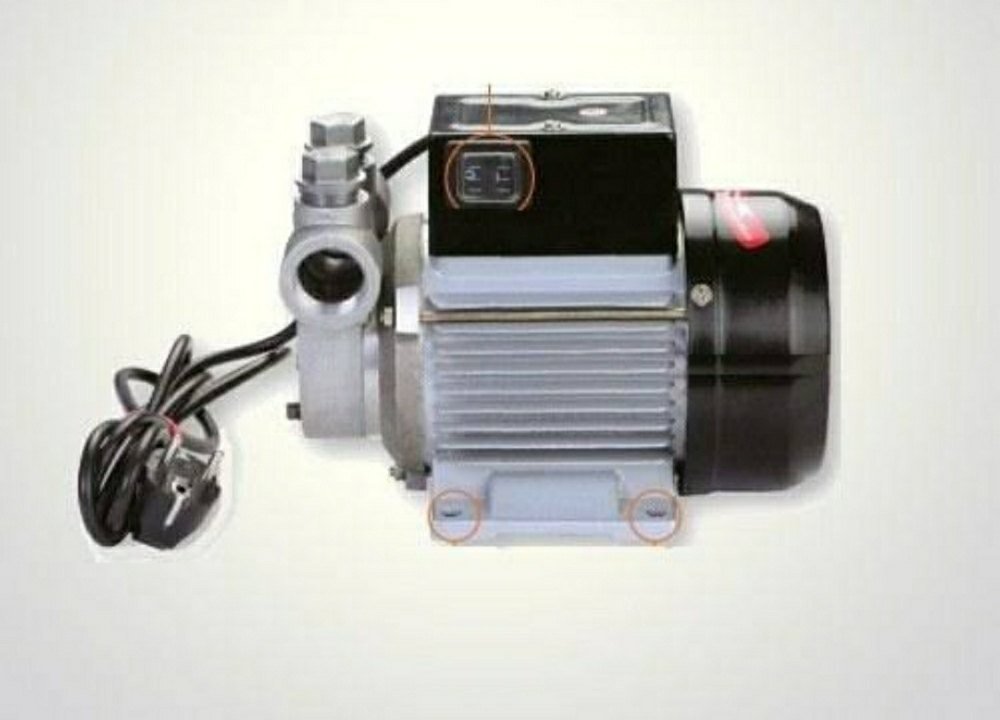 GROZ Diesel Continuous Duty Electric Fuel Pump, Max Flow Rate: Upto 15 Gpm (56 Lpm)