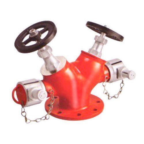 Stainless Steel Double Headed Hydrant Valves, Size: 63mm