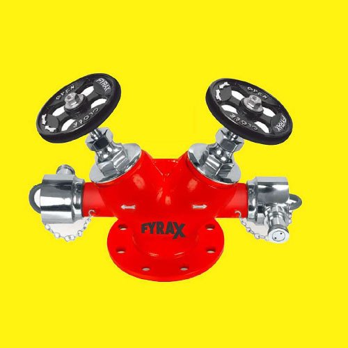 Semi-Automatic Stainless Steel Double Outlet Landing Valve