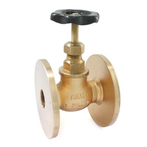 Gun Metal Golden Bronze Globe Valve, For Water, Valve Size: 15 -- 200 Mm